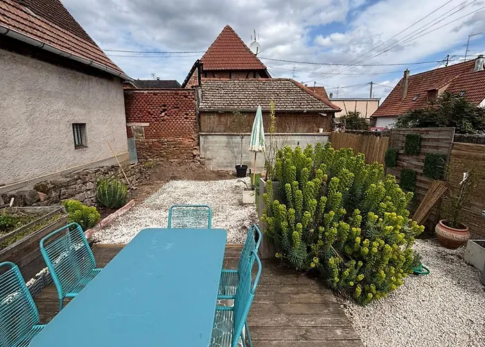 Charmante Maison Alsacienne, Jardin Et Sauna Châtenois